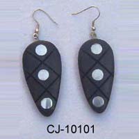Wooden Earring (CJ-10101)