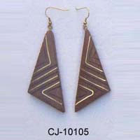 Wooden Earring (CJ-10105)
