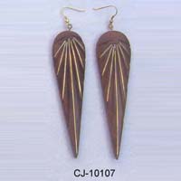 Wooden Earring (CJ-10107)