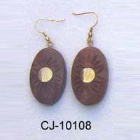 Wooden Earring (CJ-10108)