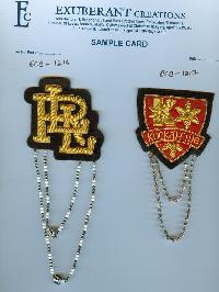 Bullion Wire Badge (ECB-1216-17)