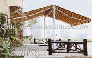 retractable hut awning