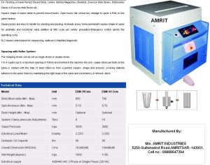 NoteBook Edge Squaring Machine