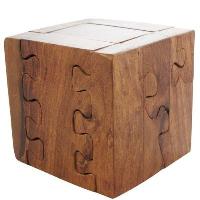 Wooden 3d Jigsaw Puzzle Cube