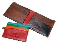 Mens Multi Coloured Leather Wallets