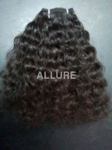 Curly Black Human Hairs