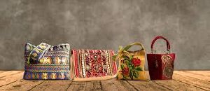 jute embroidery bags