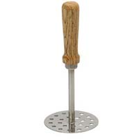 Round Wooden Handle Kitchen Masher