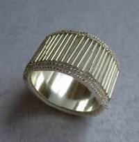 handmade steel napkin ring