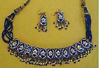 Lakh (lac) & Kundan Necklace