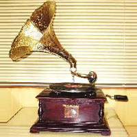 Brass Gramophone