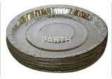 disposable silver buffet plate raw material