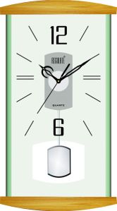 Regulate Glass Wall Clock