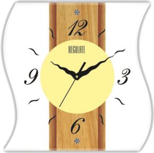 Regulate Glass Wall Clock