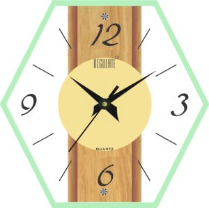 Regulate Glass Wall Clock