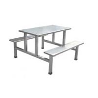 Item Code : AKCT-06 (Canteen table with fixed bench)