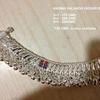 Nagma salanga Silver Anklets