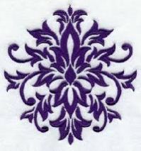 machine embroidered fabric