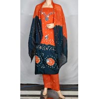 Exclusive Bandhej Cotton Salwar Suit Kameez