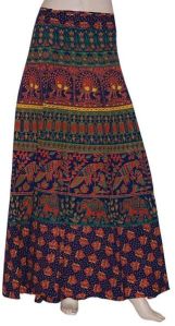 Indian 2014 Latest Cotton Long Wrap Skirt