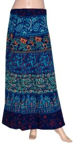 Indian Beach Wear Cotton Long Wrap Skirts