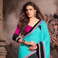 Indian Party Wear Saree for Girls