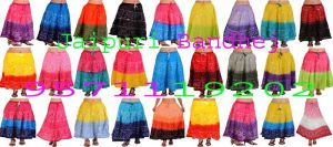 jaipuri bandhej skirts