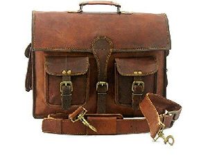 Pure stylish Leather Laptop bag