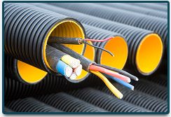 Double Wall Corrugated (DWC) Pipes: