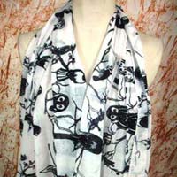 Polyster Scarves with Owl Print