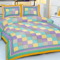 Cotton Printed Double Bed Sheets