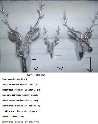 Aluminum Wall Deer Head