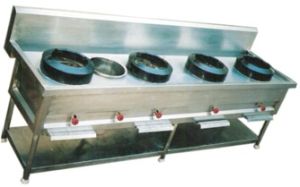 Four Burner Chinese Cooking Range