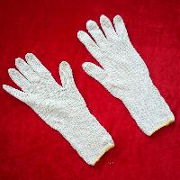 Long Grip Cotton Gloves