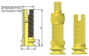 Alligaro Stem Brass Tube Valve