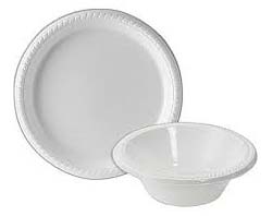Disposable Plastic Bowls & Plates