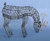 iron animal sculptures