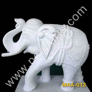 Marble Elephant Statues