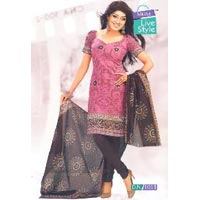 Designer Cotton Suit Dupatta Dress Materials