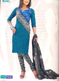 Designer Cotton Suit Dupatta Salwar Kameez Dress Materials