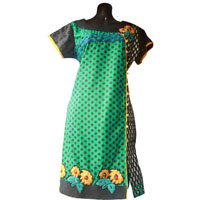 Cotton Kurti with Polka Dot