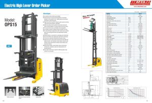 Electric High Lever Order Picker