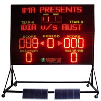 Solar Powered Multipurpose Electronic Led Scoreboard