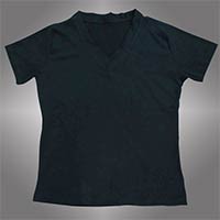 Women T Shirts, Polyester V Neck T Shirts