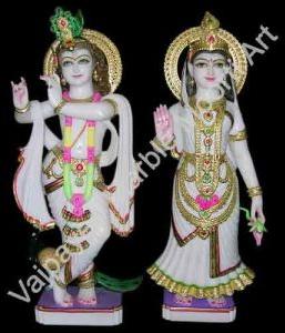 Marble Radha Krishna Statues