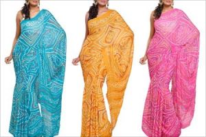 Bandhani Sarees