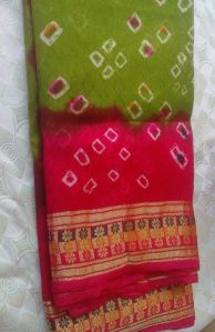 Bandhani Cotton Satin Dress Material