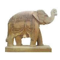stone elephant statues