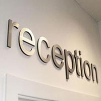 reception sign boards