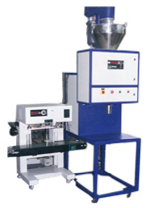 Augur Filling Machine with continous band sealer